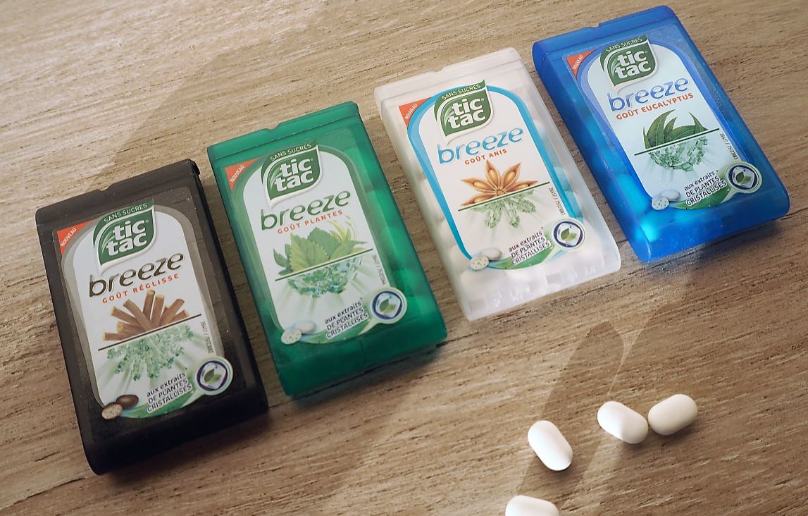 Nouveau Tic Tac Breezer Test et