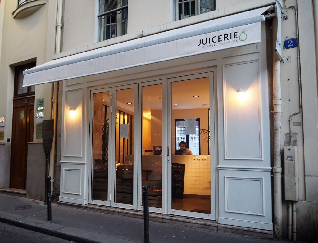 7 Rue De La Michodière 75002 Paris Juicerie un bar à jus aux plaisirs vertueux | Romain-Paris